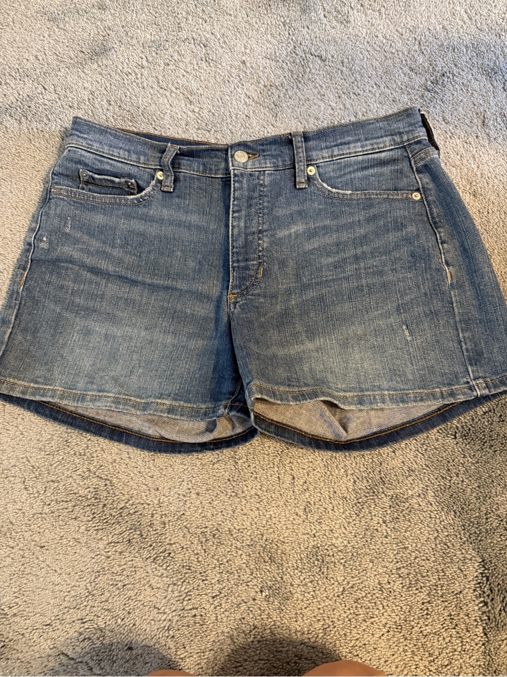 Banana Republic Mid-Blue Denim Shorts